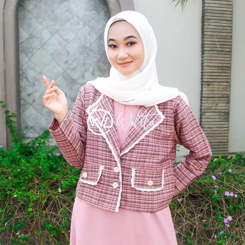 AL - GAMIS ONE SET BLAZER / GAMIS MARLOW SET ORIGINAL WELTA / SETELAN GAMIS WANITA