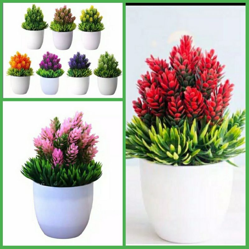 Bunga Hias Artificial, tanaman hias, bonsai plastik, tanaman bunga artificial