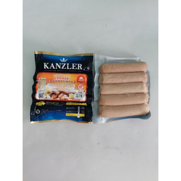 

Sosis kanzler Cheese Frankfurter 360gr