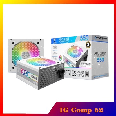 POWER SUPPLY Vurrion ARC Series 550 Froze  PSU 80+ RGB 550W