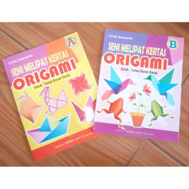 

Buku Melipat Kertas ORIGAMI seri A - D