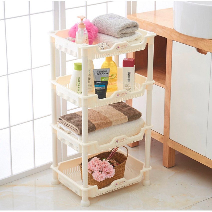 Adda Home - Rak Lemari Barang Rak Dapur Kamar Mandi Serbaguna Susun 71.5x29x38cm