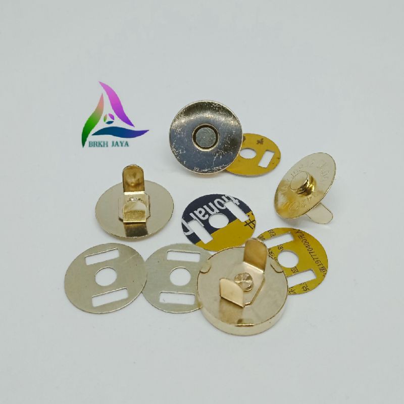 KANCING MAGNET TAS 18 MM / KANCING MAGNET GOLD/ KANCING MAGNET BESAR