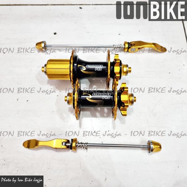 Hub Freehub Strummer PRO 32 Hole Discbrake Generasi 1 Free Hub Strumer 32H 32H Disc Brake Sepeda MTB