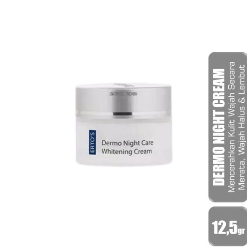 [COD] Krim Malam Pemutih Wajah dengan Whitening Agent Mencerahkan &amp; Melembabkan Kulit Wajah Secara Merata - Dermo Night Care Whitening Cream ORIGINAL BPOM