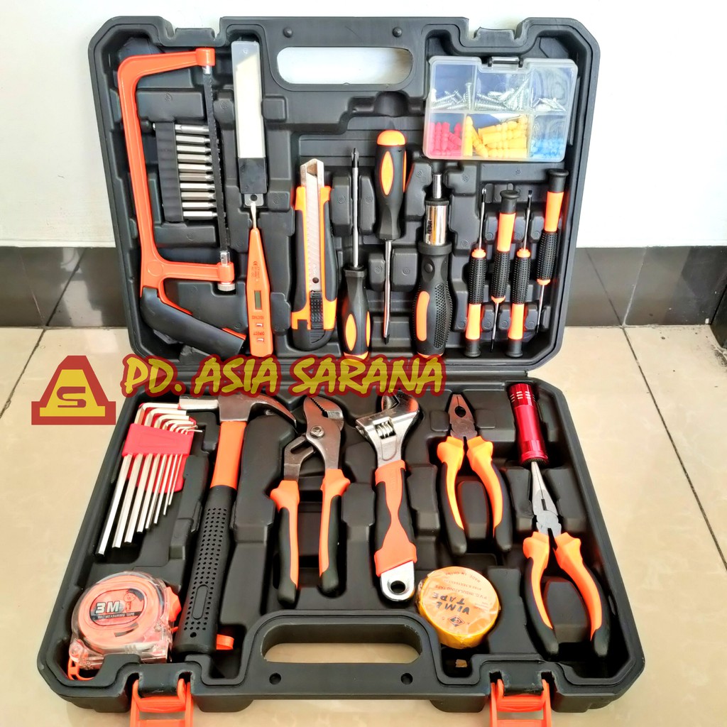 Jual Toolkit Set 102pcs Toolset JLD Tool Box Perkakas Hand Tools 102 ...