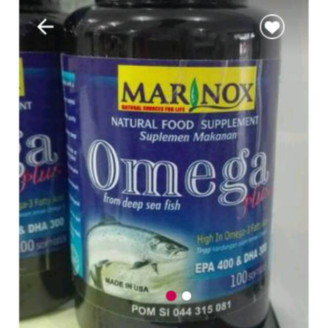 Marinox Omega 3 plus (EPA&DHA) isi 100 softgel