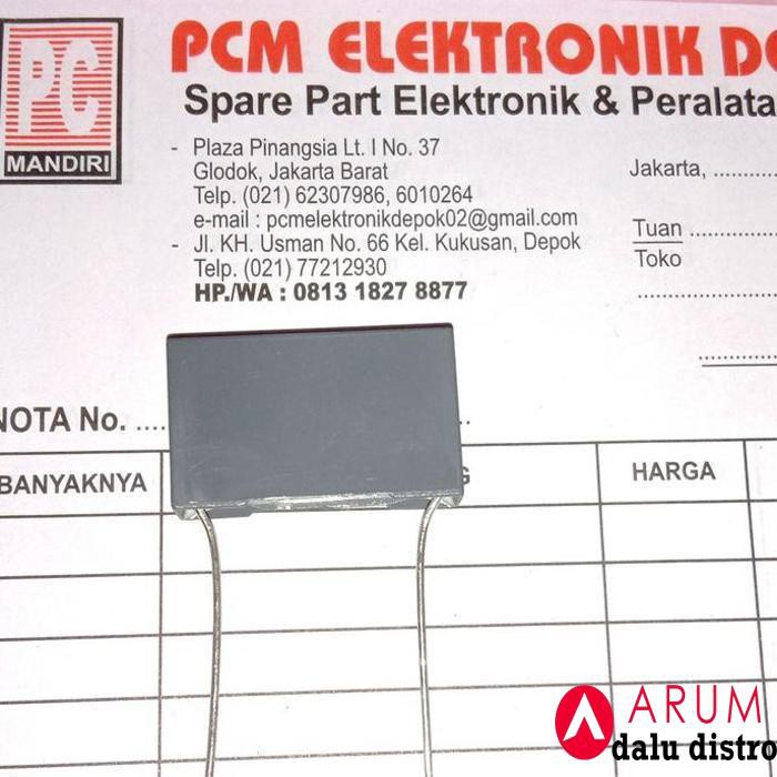 Mkt 474 0.47Uf 275Vac~ 275V~ X2 470Nf 275 Mkp Kapasitor Capacitor Pcmelebik54 Juara