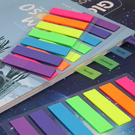 5-color waterproof loose-leaf notes index sticker