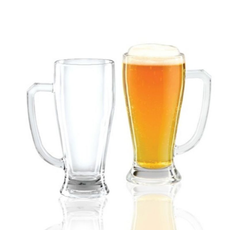 GELAS BIR KACA MEDIUM / BEER GLASS / GELAS BIR  400ML 540ML 550ML 570ML / GELAS HOTEL CAFE