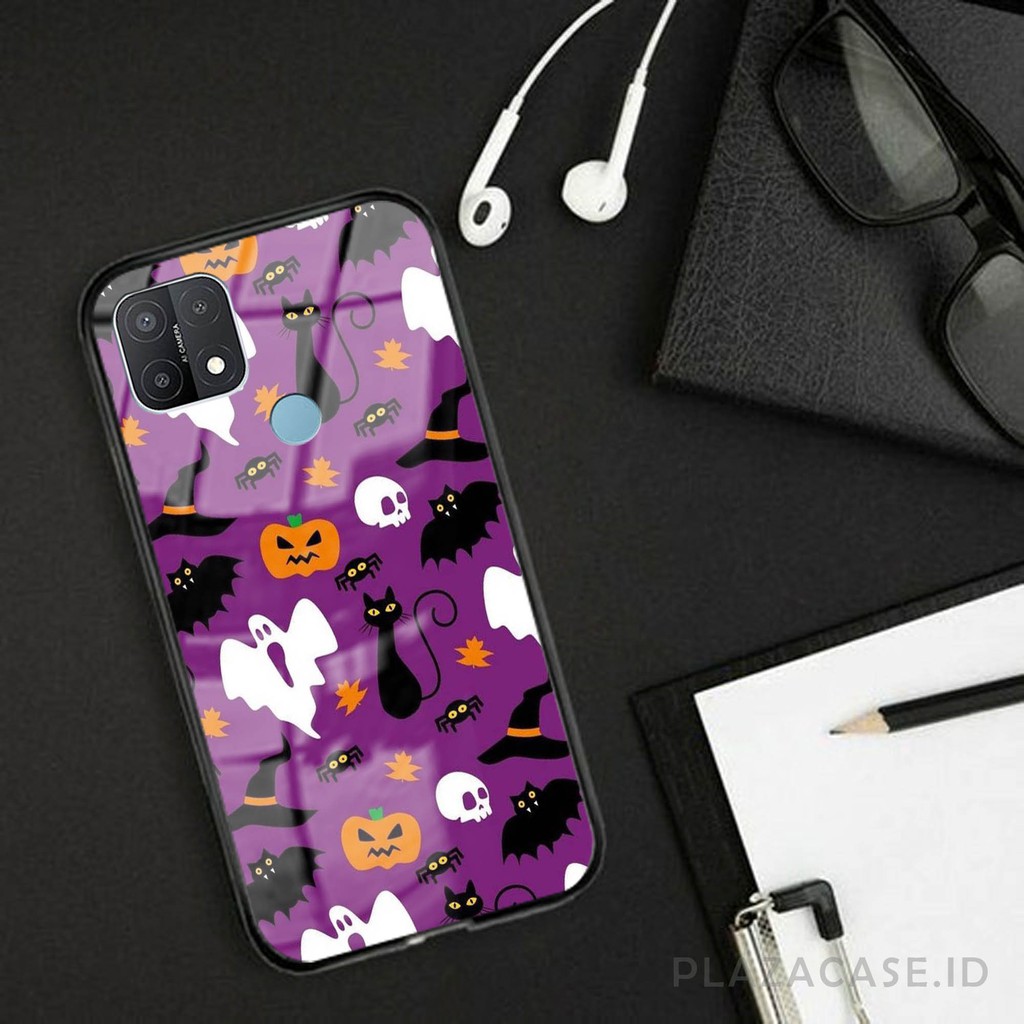 Softcase Glass Halloween [K84] for All Type OPPO RENO 5 RENO 4 RENO 4F A73 A53 A91 RENO 3 A71 F1S A3