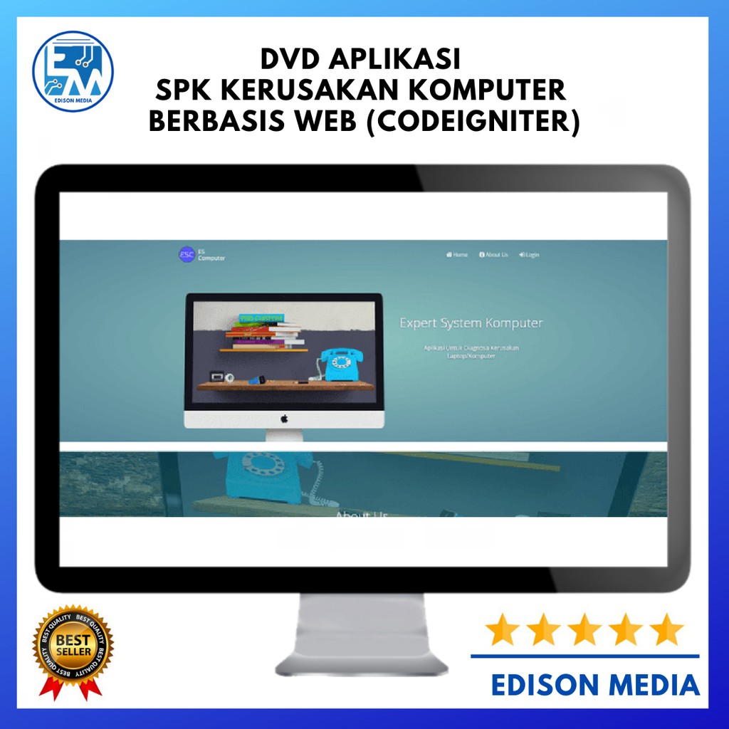 DVD Aplikasi SPK Kerusakan Komputer Berbasis Web (Codeigniter)