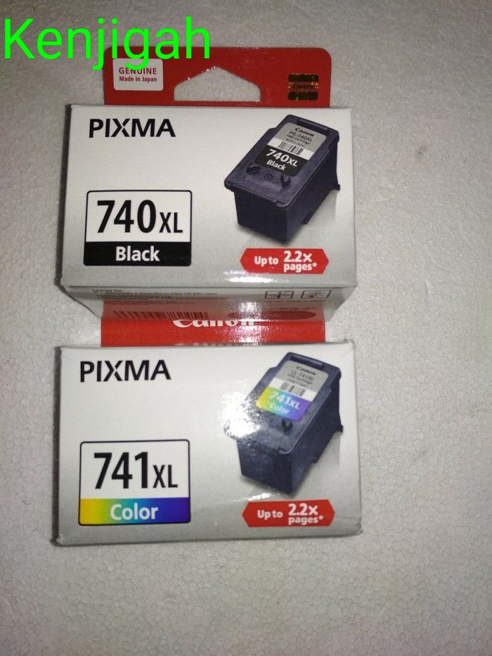 TINTA PAKETAN CANON 740XL + 741XL ORIGINAL