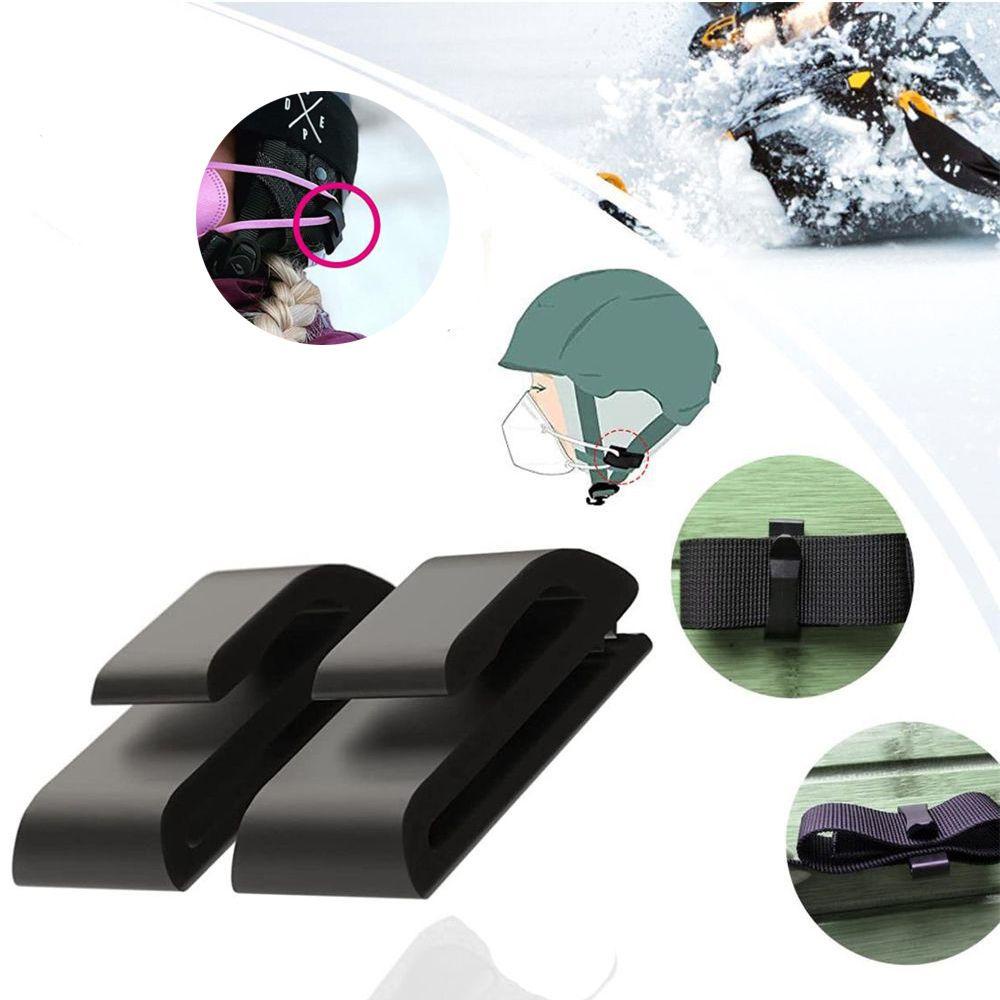 Lily 2Pcs Tempat Helm Ski Klip Outdoor Ski Serbaguna