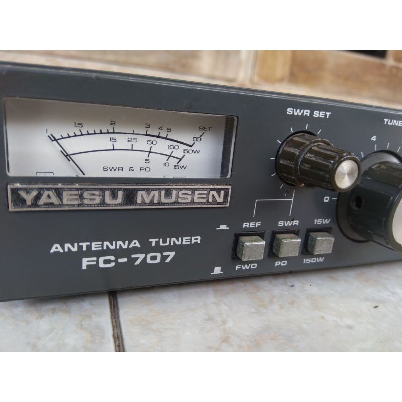antena tuner HF yaesu FC-707 cocok untuk radio SSB yaesu ft 80c ft 747 gx