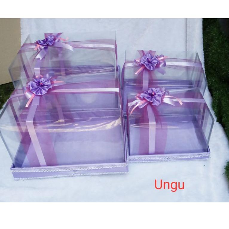 

BY8 BOX KOTAK SESERAHAN HANTARAN MIKA PERNIKAHAN LAMARAN PARSEL BINGKISAN 1 SET ISI 4 BOX✷ (Produk melimpa)