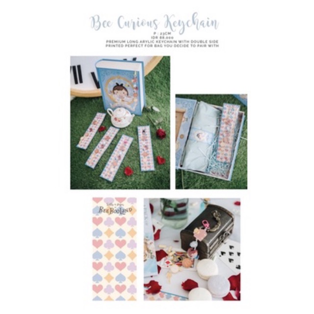 Sally and Piper x The overtee Be Curious Keychain &  Party keychain | Gantungan Kunci
