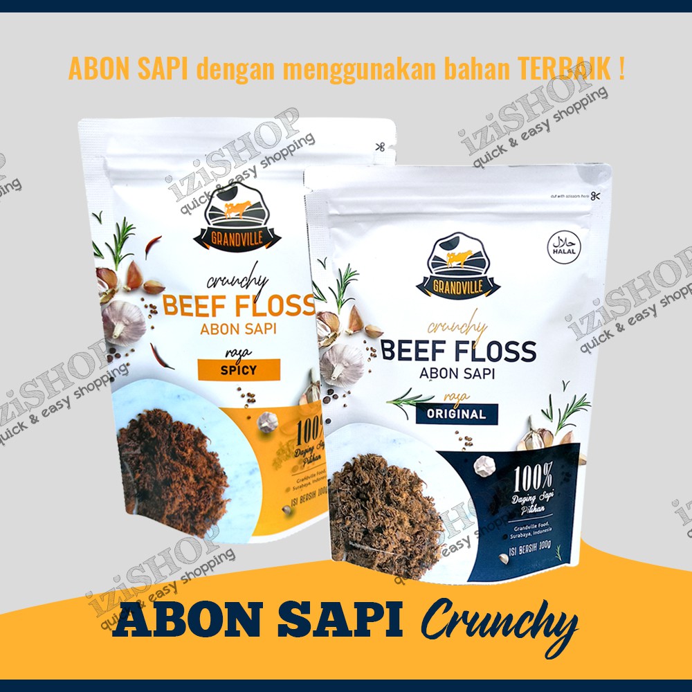 

Abon Sapi Renyah Crunchy GRANDVILLE