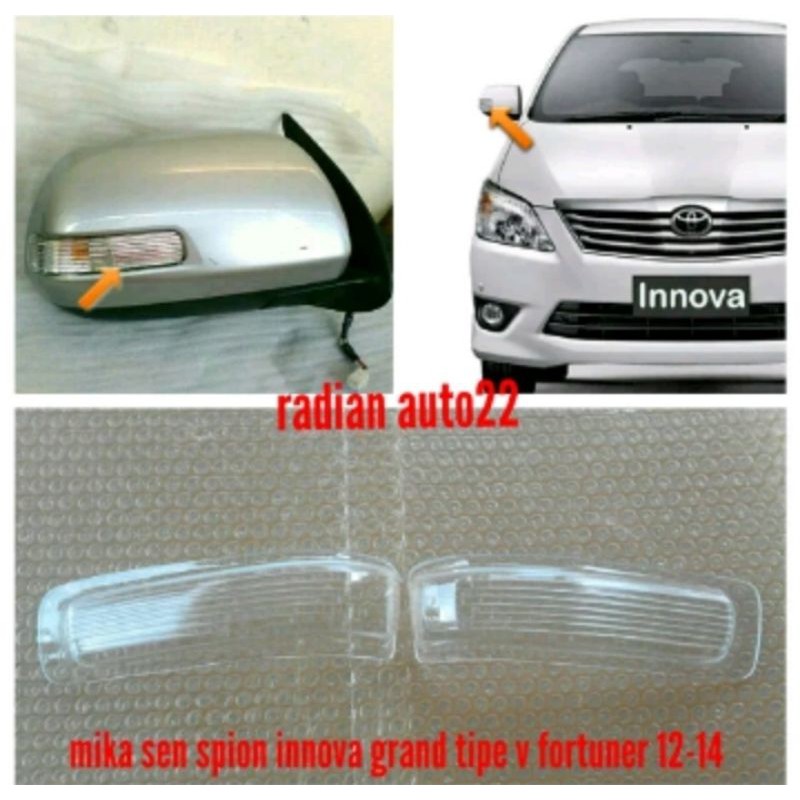 mika kaca lampu sen spion innova fortuner