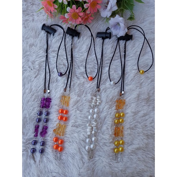 strap masker 2in1 batu mutiara