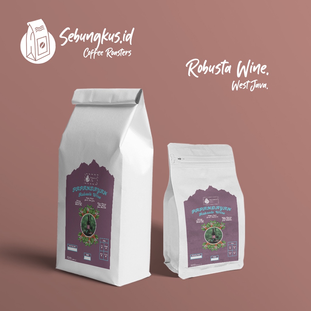 

Kopi Robusta Wine 200-500gr Papandayan Garut