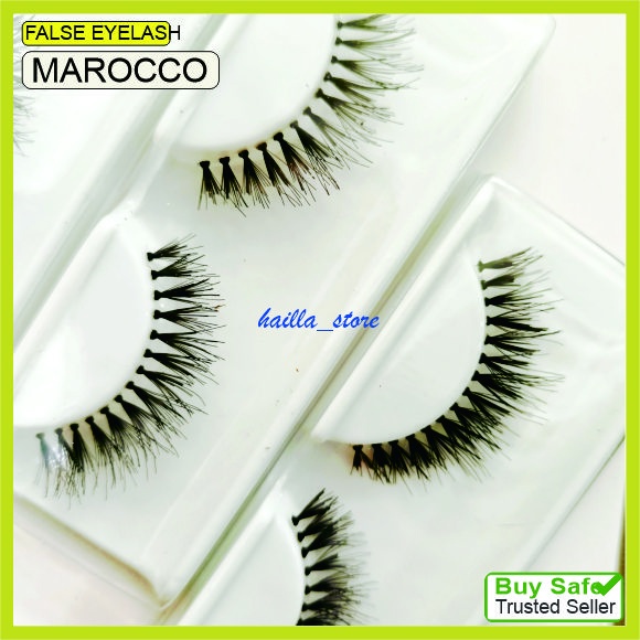 Bulu mata Fake Eyelash Palsu MAROCCO Lembut Premium Bagus Murah Kualitas Export