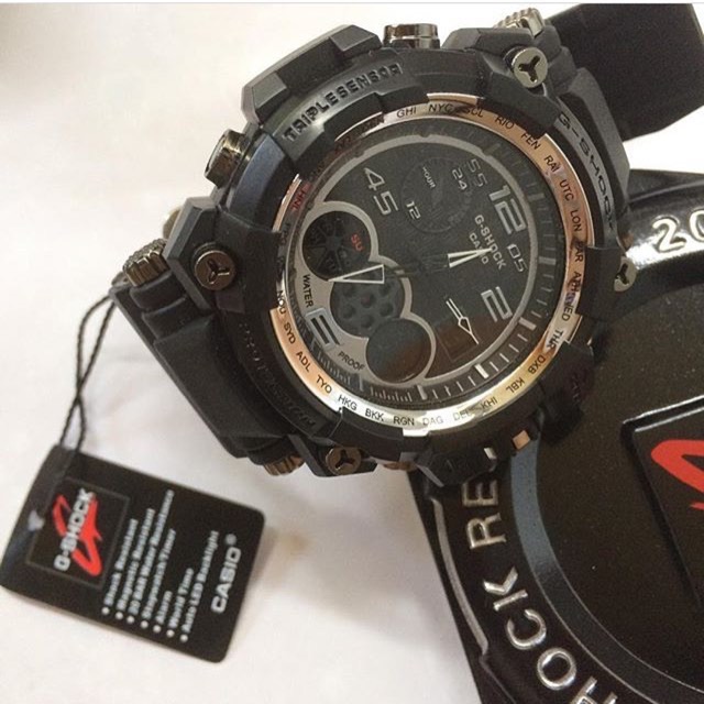 Jam tangan sport - premium G shock black