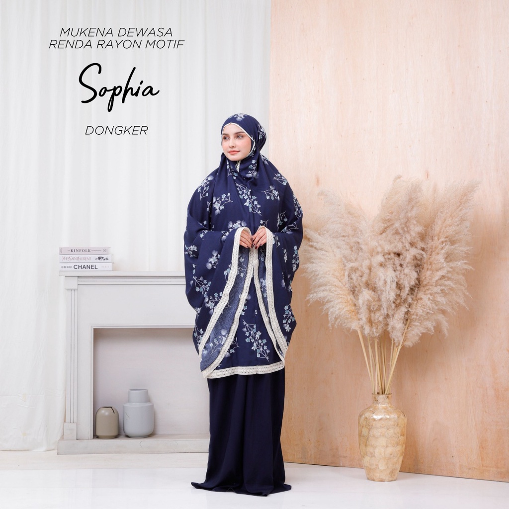 PUSAT MUKENA TASIK - MUKENA RENDA DEWASA MOTIF SOPHIA