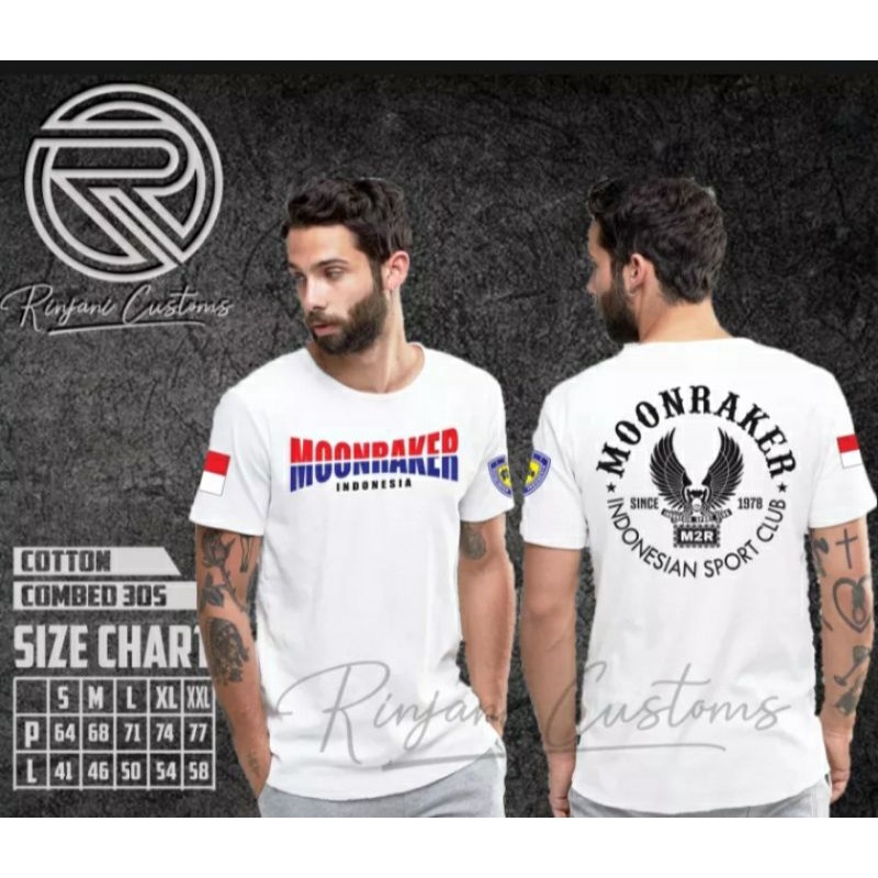 KAOS MOONRAKER KAOS M2R KAOS DISTRO KEREN BISA BAYAR DI TEMPAT
