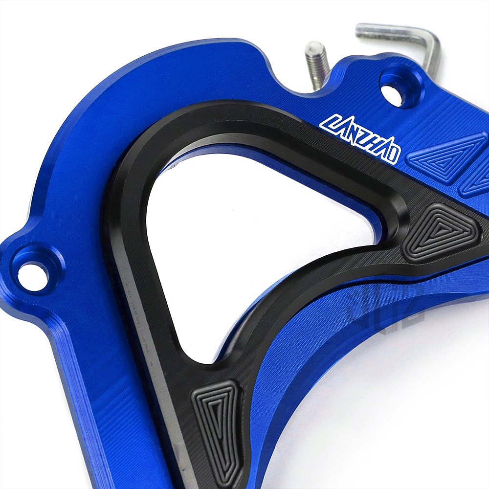 For Yamaha R15 2015 2016 2017 Motorcycle CNC Aluminum Front Sprocket Chain Cover Engine Pelindung Guard Modified Accessory-5