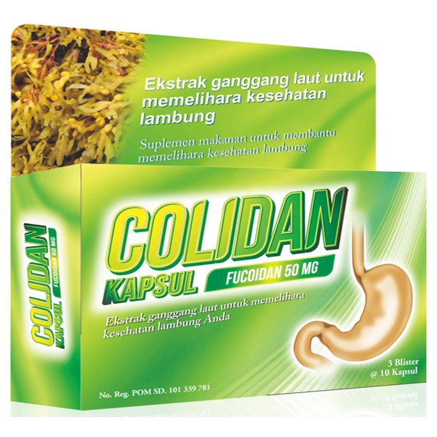 COLIDAN FUCOIDAN 50MG KAPSUL isi 10 kapsul