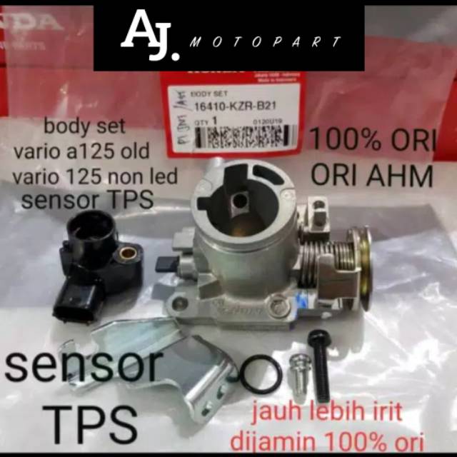 16410KZRB21 Body set  KZR throttle body only vario 125 techno lama vario 125 non led vario 125 ori h