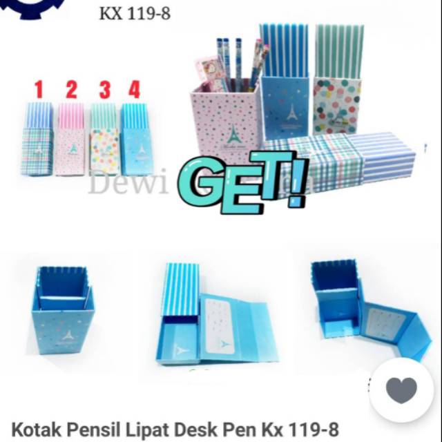 

Kotak Pensil Lipat Desk Pen