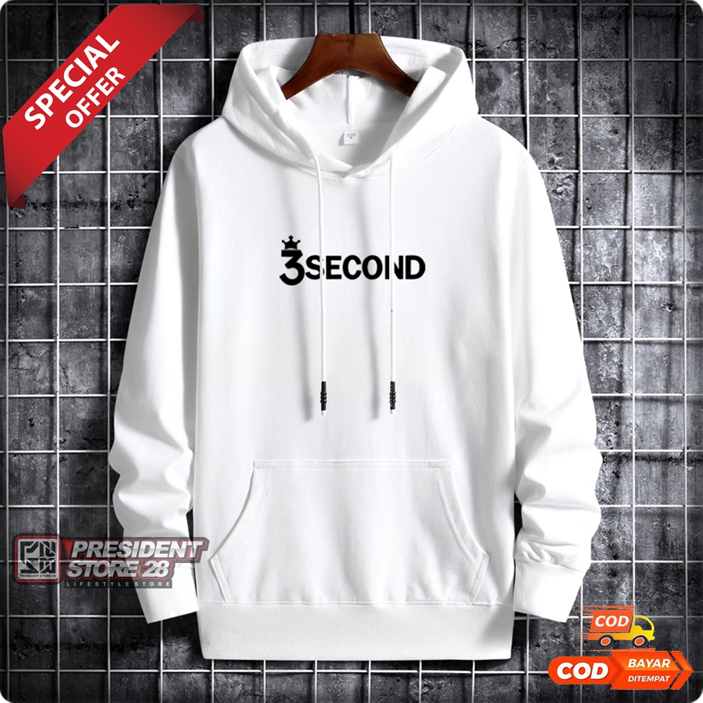 Sweater pria Hoodie Jumper Distro Keren Jaketsweater 3SECOND ORIGINAL Sweater&amp;Kardigan Polos ME2GX7 &quot;Hoodie