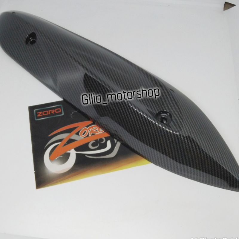 Tutup Knalpot Carbon Mio J Mio GT Mio Soul /Cover Tameng Carbon Knalpot Mio J Mio GT Mio Soul