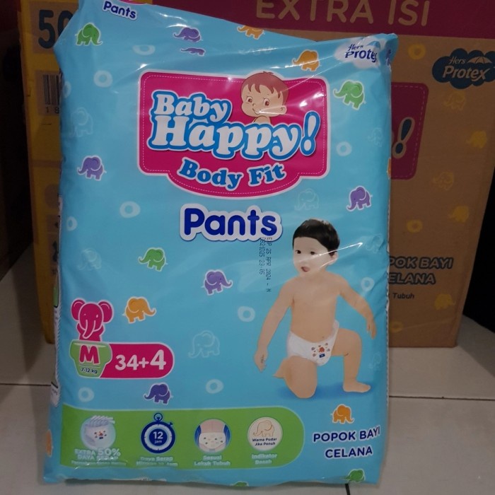 Pampers Baby Happy Pants Body Fit XXL 24+4 - L