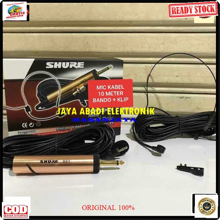 G61 Shure mic kabel headset jepit clip on kancing kerah baju condesor bando klip mik cable profesional pro vocal vokal karaoke mikrophone microphone audio sound system panggung dj studio sensitif aux YOUTUBER G61  BISA DIGUNAKAN SEGALA JENIS AUDIO  BISA J