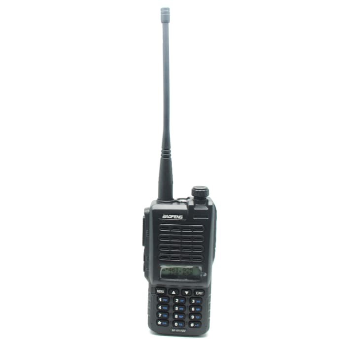 Baofeng Walkie Talkie Dual Band 8W 128CH UHF VHF - BF-5111UV - Black