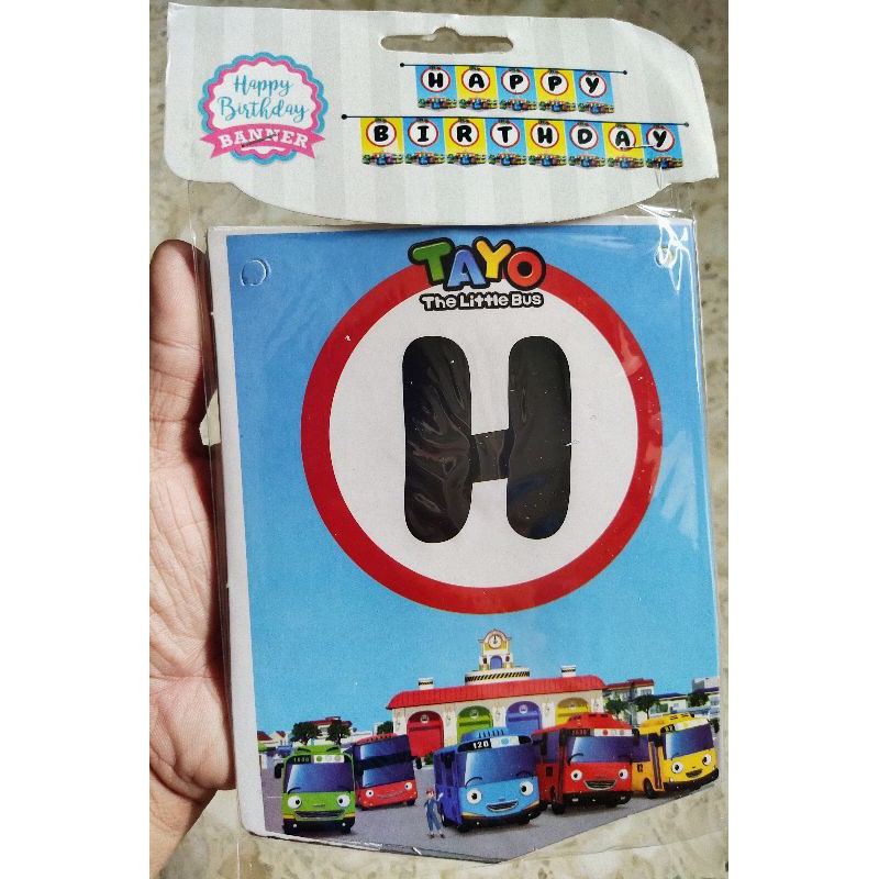 Banner Ulang Tahun / Backdrop Happy Birthday Tayo