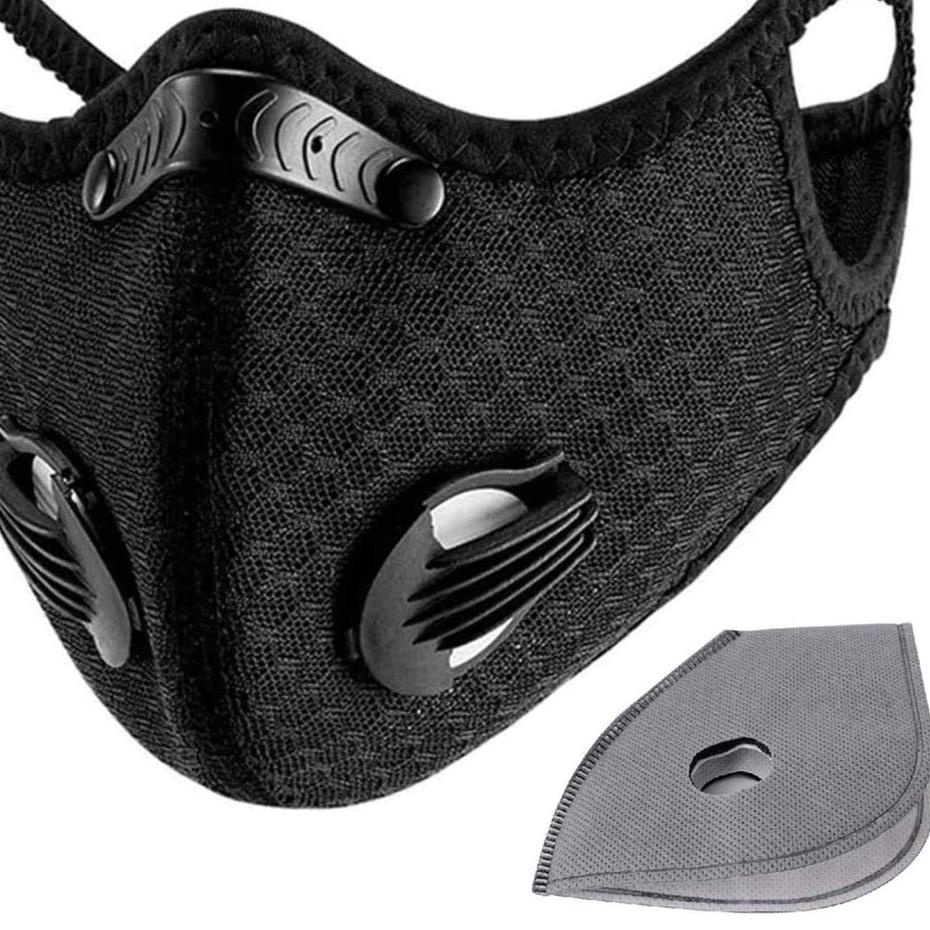ン Masker KN95 Sport Mask Filter Carbon Masker Kesehatan Masker Kain Motif Masker Brukat  Limited