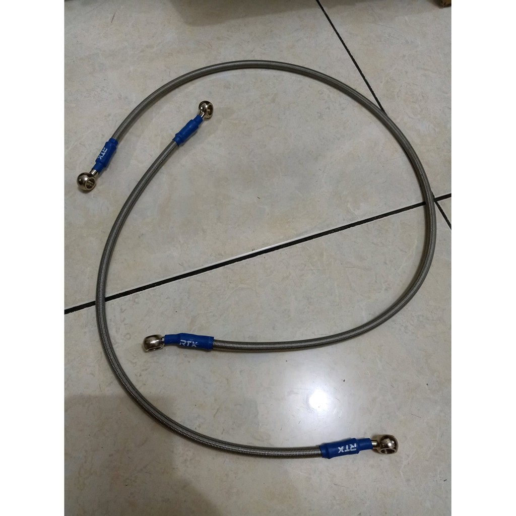 Selang Rem Racing Depan 90 cm Belakang 48 cm RTX Diskon cod 2292