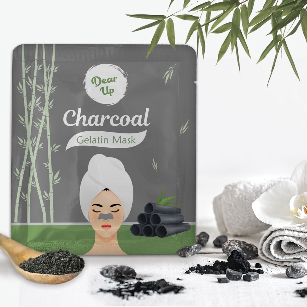 MASKER GELATIN MASKER KOMEDO DEAR UP BPOM