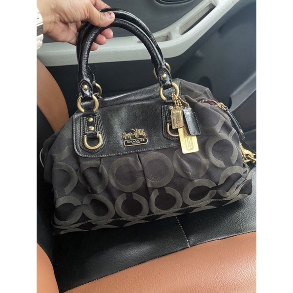 shoulderbag coach kanvas preloved
