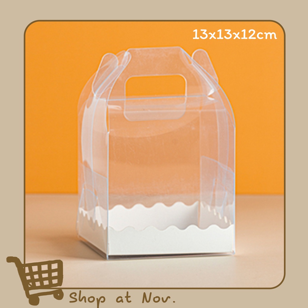 CAKE BOX / DUS KUE / KOTAK CAKE 13X13X12 MIKA CAKE BOX