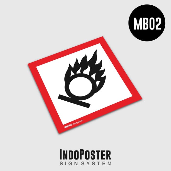 

Sticker K3 Label Simbol B3 Ghs Pengoksidasi (Oxidizing)