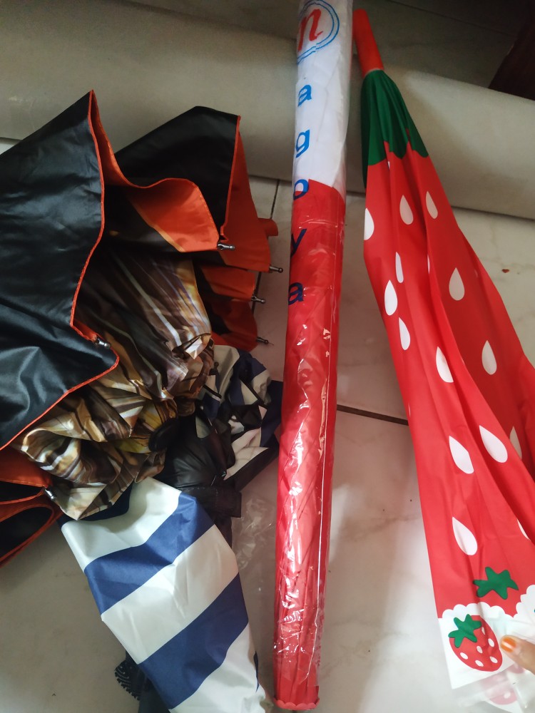 Payung Golf Susun Merah Putih Jumbo Kombinasi