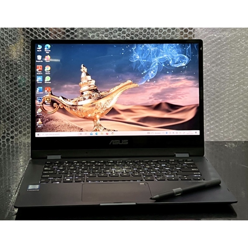 Laptop Asus VivoBook TP412FA Core i5-8265U SSD 512GB Layar 14inch Touchscreen Second