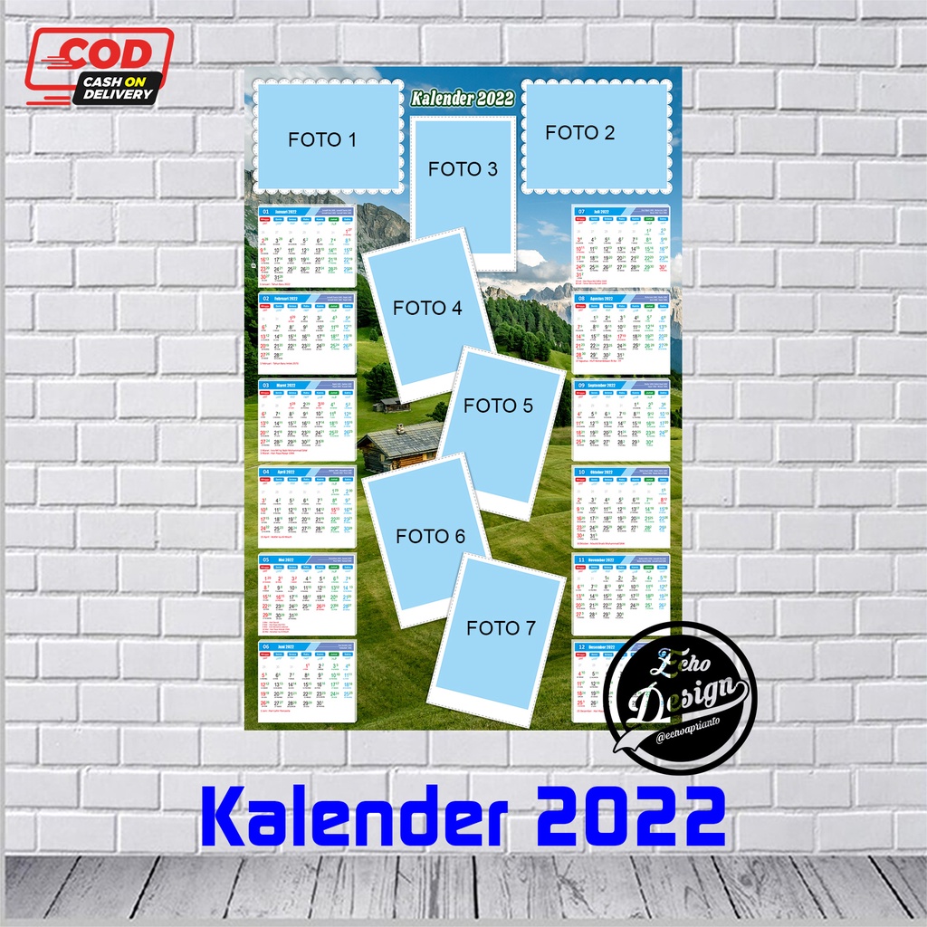

Kalender 2023 Custom Foto Murah