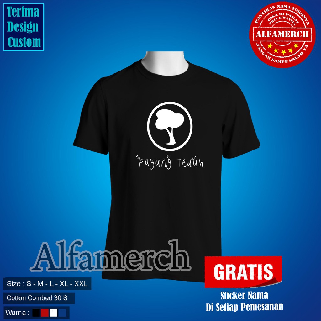 MURAH Tshirt / Baju / Kaos PAYUNG TEDUH ALFAMERCH