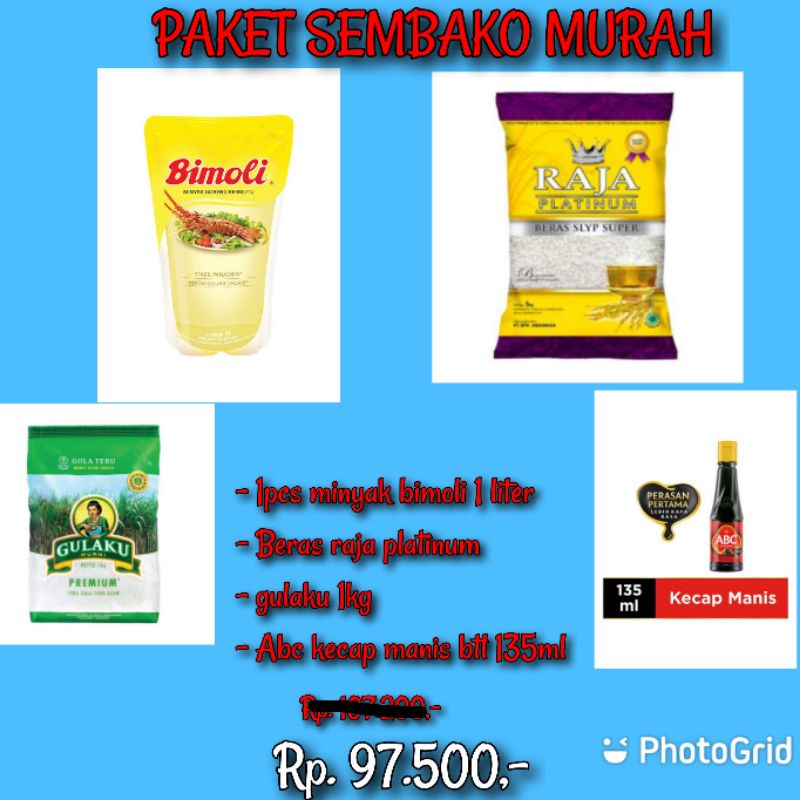 

PAKET SEMBAKO MURAH